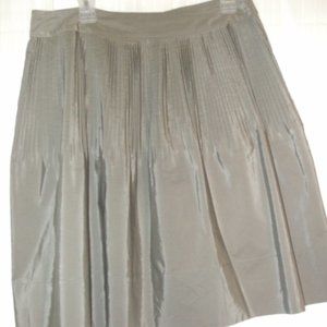 Grey Taffeta Skirt Banana Republic
